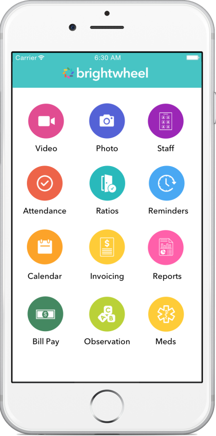 Brightwheel family communication app preview